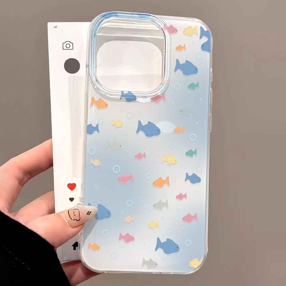 เคสโทรศัพท์ For iPhone 11 13 16 Pro Max Case iPhone 13 14 15 Pro Max 12 Pro Max 13 Pro IMD ดอกไม้การ์ตูนน่ารักสัตว์