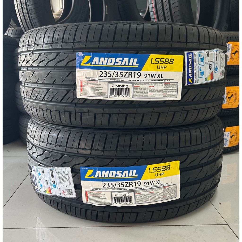 235/35r19 LANDSAIL LS588 ยางใหม่กริ๊ปปี24🇹🇭ราคาโปร1แถมม1=ได้2เส้น✅แถมจุ๊บลมยางแท้🔥