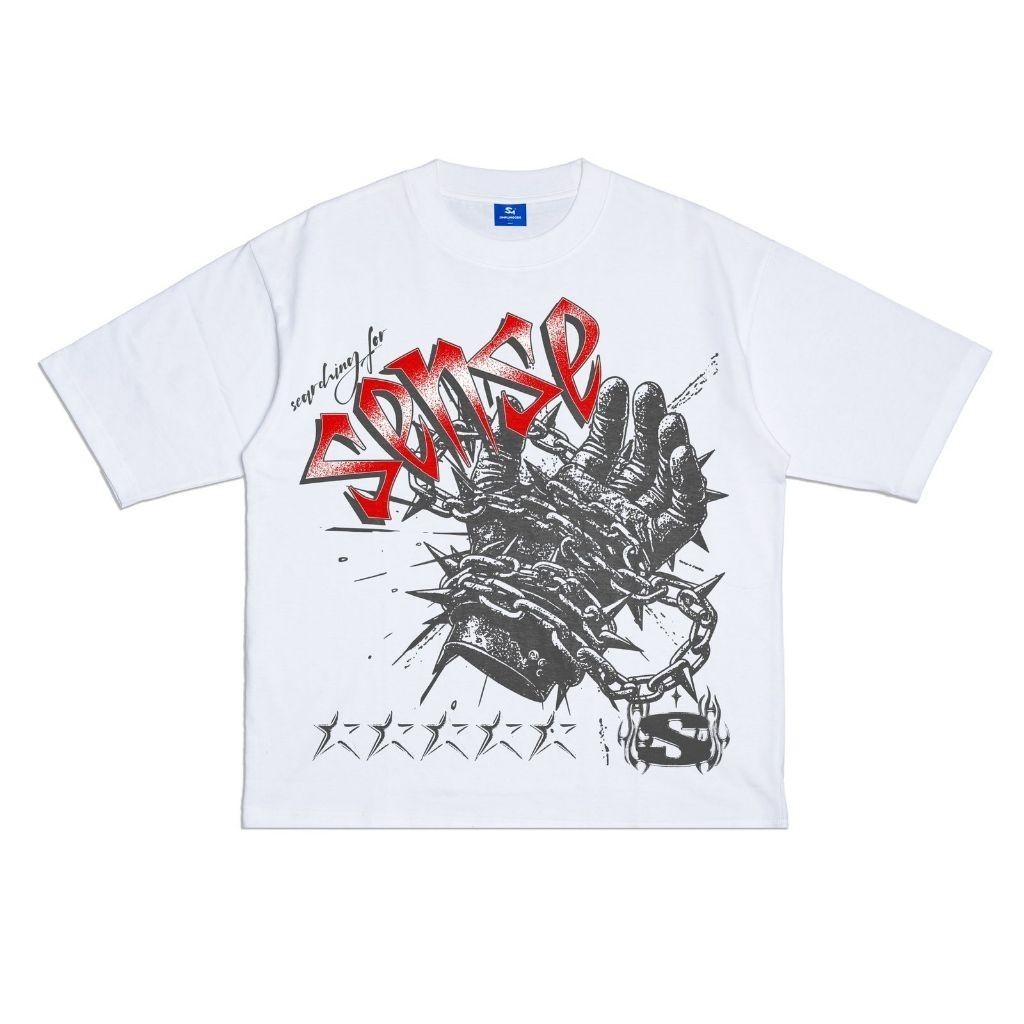 [BS] Chic Tee Studio KAOS| Sense Boxy Fit Tshirt - Skena Distro Oversize Outfit เสื้อยืดสําหรับผู้ชา