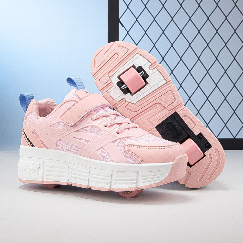 Express Roller Skate รองเท้าสองล้อ Luminous Roller Skate รองเท้าเหมาะสําหรับเด็กและผู้ใหญ่ M2FB