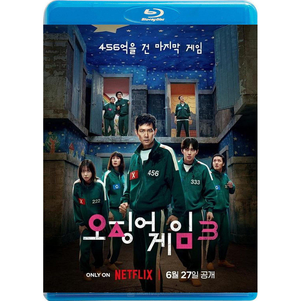 BD Blu-ray TV Drama--Squid Game Third Season Final Season (2025) ละครเกาหลีรุ่น HD รวม 2 แผ่น