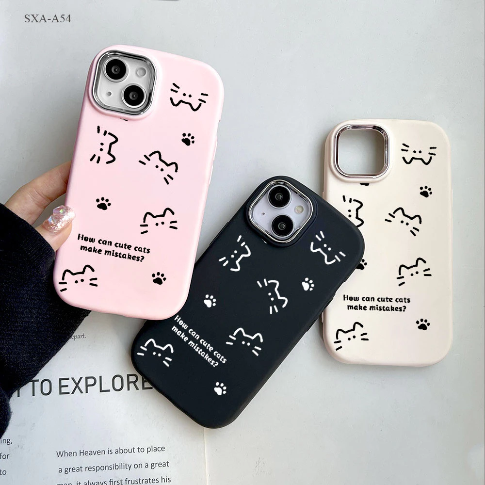 เคสนุ่มเ For Samsung Galaxy A55 A54 A53 A50S A06 A16 A04S A05 A05S A50 A51 A15 A12 A14 A02 A03 A03S A23 A24 4G 5G PM