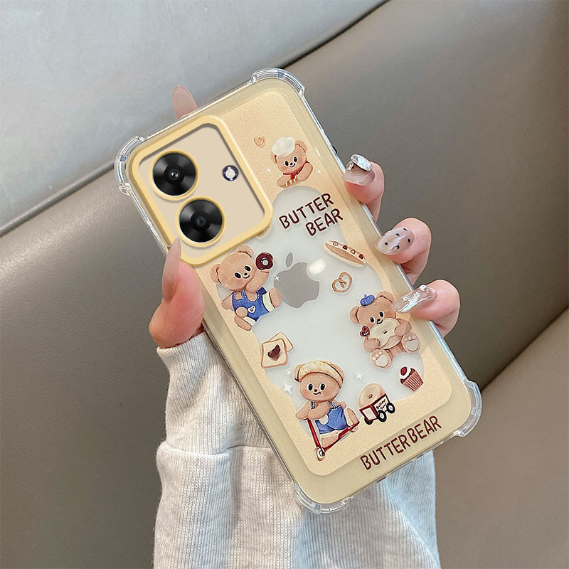เคสสําหรับ OPPO Realme Note 60,60x,Narzo N61,4G,เคสโทรศัพท์ป้องกันการล่มสลาย,RMX399,RMX3938,เคสโทรศั