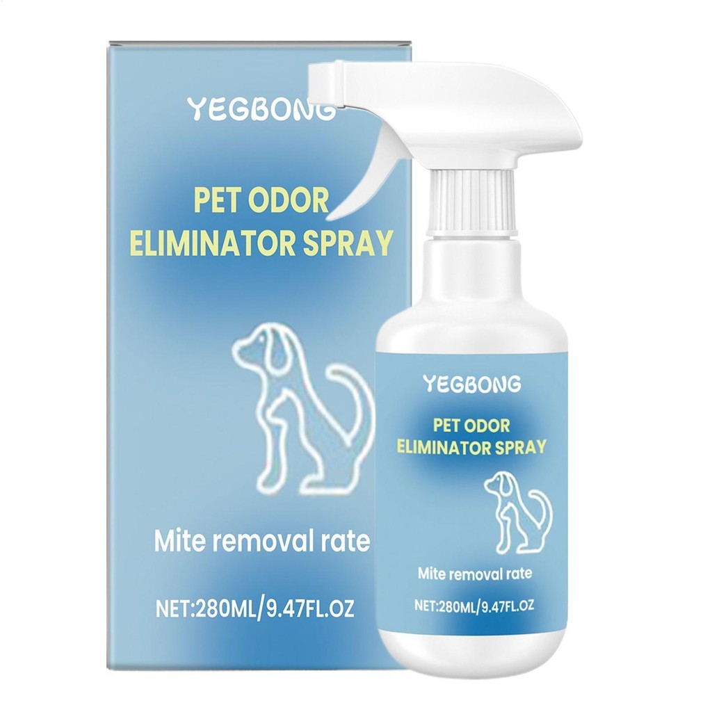 สุนัขกําจัดกลิ่นสําหรับสัตว์เลี้ยงบ้านกลิ่นกําจัดกลิ่น Fast Acting Remover Freshener 280ml ปลอดภัยสําหรับลังที่นอนสุนัขพรมกล่อง werfhth