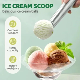 ที่ตักไอศกรีมอะลูมิเนียม Ice Cream Scoop แบบไม่ติด สำหรับไอศกรีม เจลาโต้ และคุกกี้โด