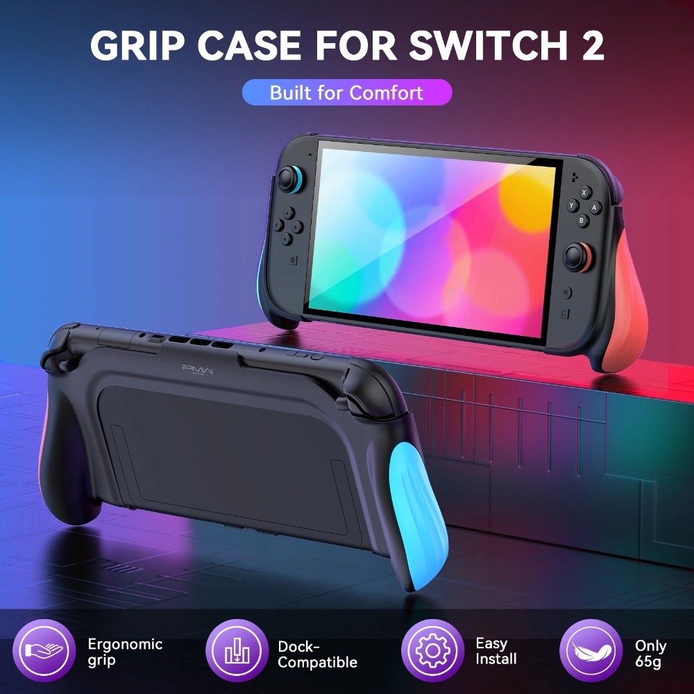 IINE Grip Case สําหรับ Nintendo Switch 2 ฝาครอบป้องกัน Ergonomic Grip Holder สําหรับ NS2 คอนโซลอุปกรณ์เสริมเกม