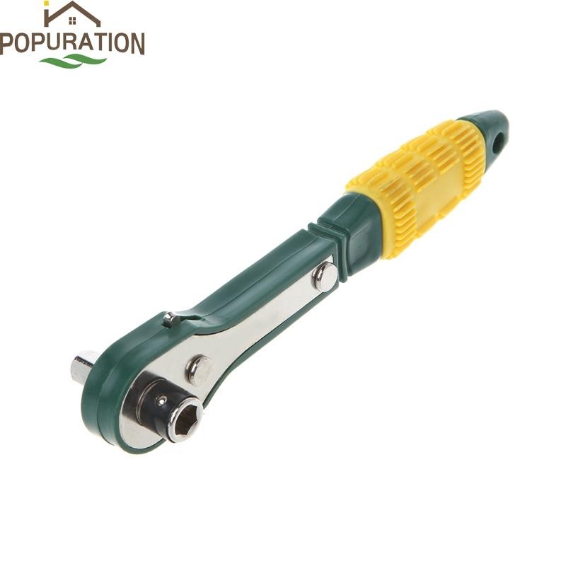 POP Mini Rapid Ratchet ประแจ 1 4 ไขควง Quick Socket Spanner ซ่อมเครื่องมือ