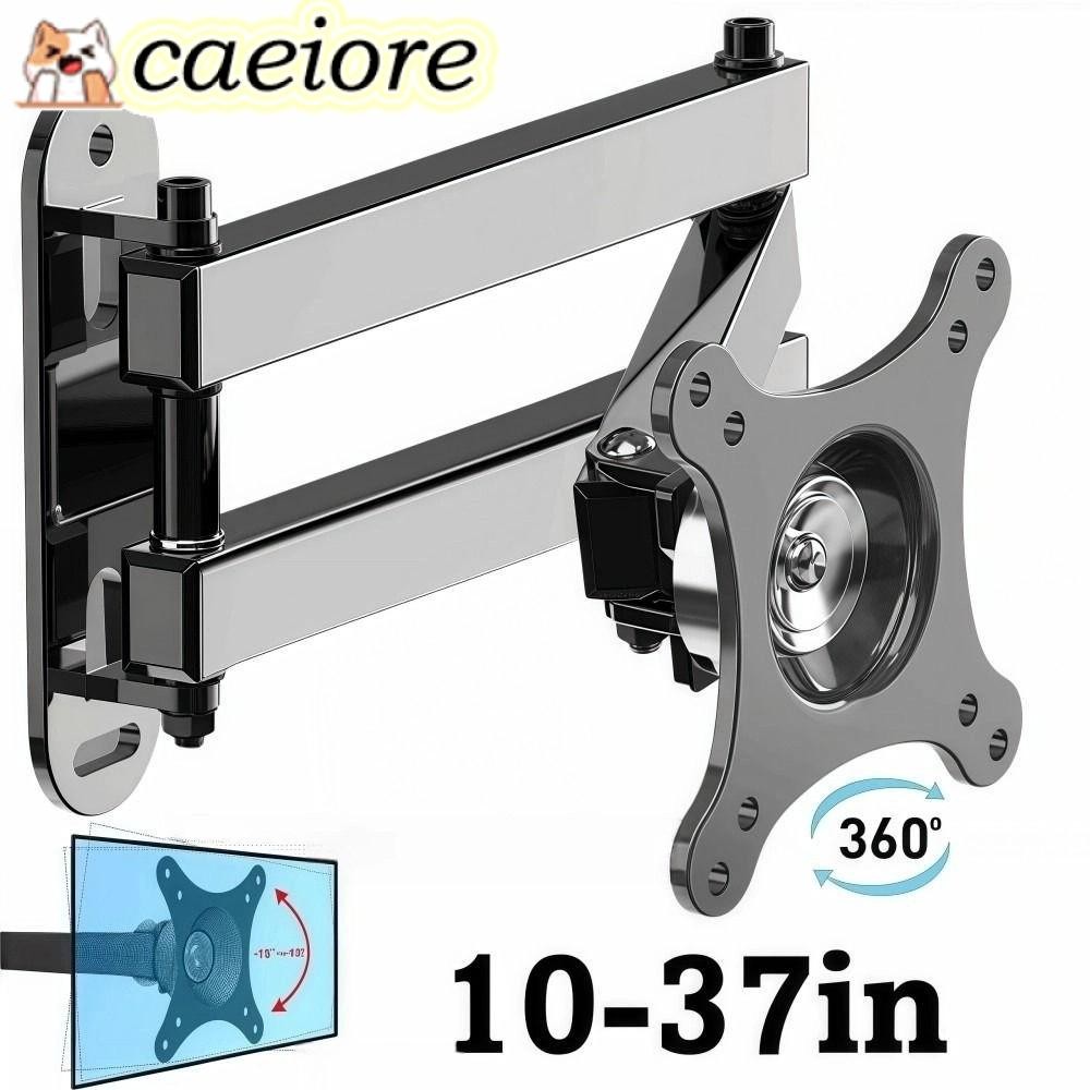 วงเล็บคอมพิวเตอร์ CAEIORE, 10-37in Wall Mount LCD Monitor Bracket, Universal ขยายทนทาน Rotatable TV 