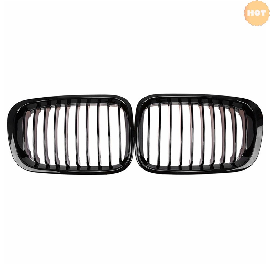 [2025 ใหม่] 2 ชิ้นกันชนหน้ากระจังหน้าไตกระจังหน้าสําหรับ BMW 3-Series E46 4 ประตู 1998-2001