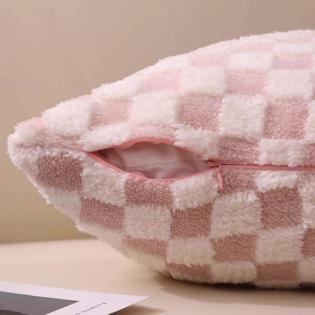 ☆เบาะรองนั่ง เบาะ ตาหมากรุก น่ารักมาก หมอนตุ๊กตา ห้องนั่งเล่น หมอนโซฟา ห้องนอนเด็กผู้หญิง COD - รูปที่ 2