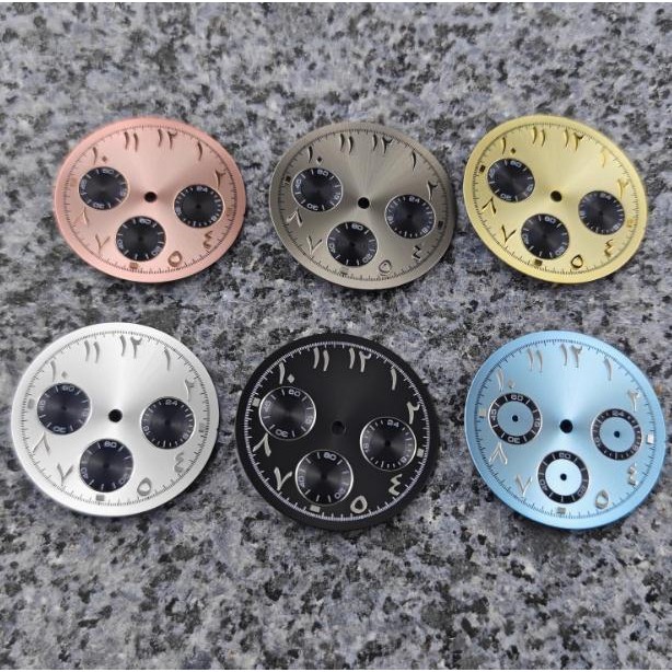 VK63 Dial Chronograph Multi-Function Surface Middle East Panda Dibing Landi Chronograph Quartz Watch