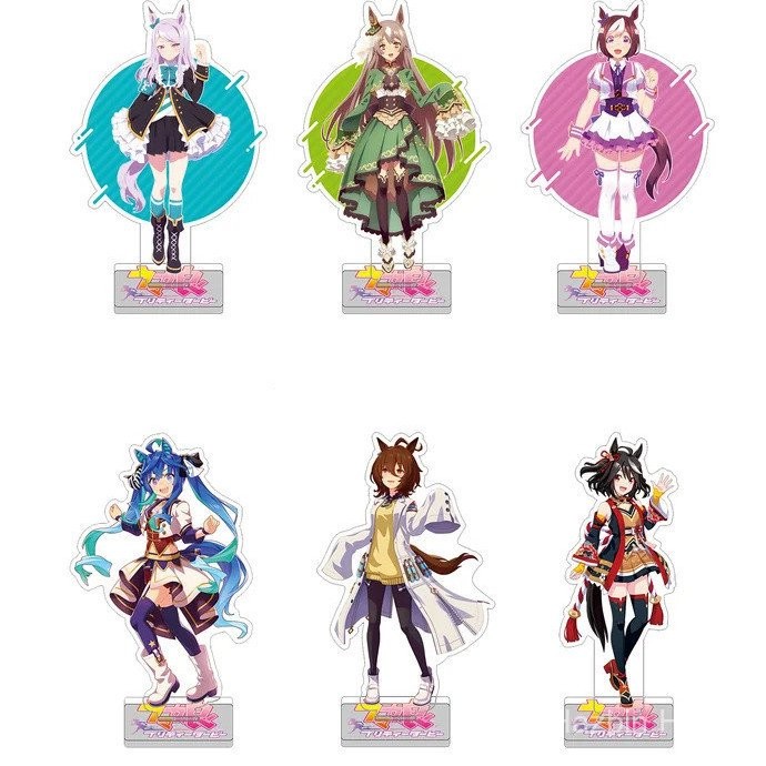 2025 Uma Musume Pretty Derby ขาตั้งอะคริลิค พวงกุญแจ Oguri Cap, Clear Bliss, Agnes Tachyon, Silence 