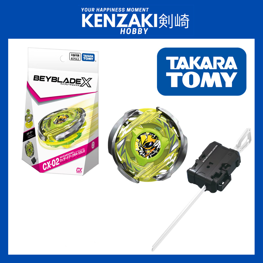 TAKARA TOMY BEYBLADE CX-02 STARTER WIZARD ARC R4-55LO