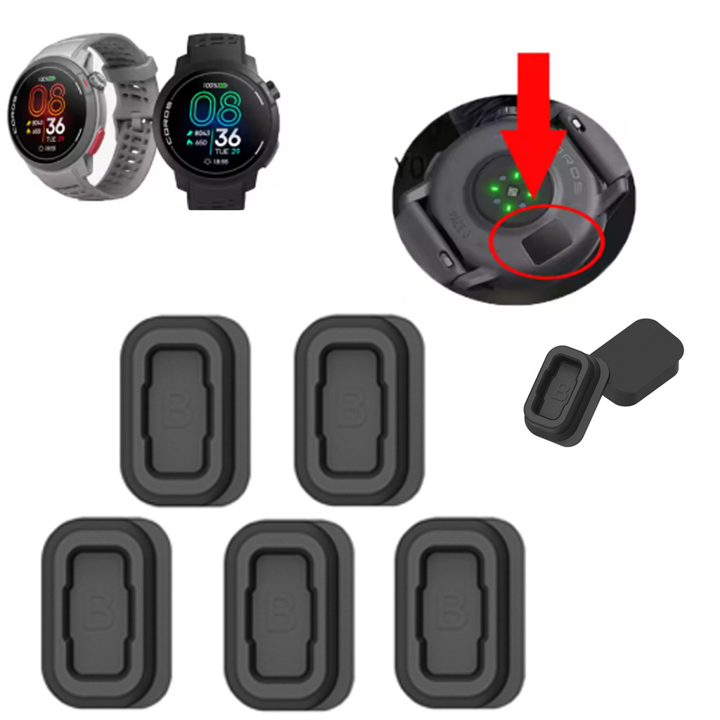 Anti Plug Charger Port COROS PACE 2 3/APEX 2 Pro/APEX Pro/APEX 42 มม.46 มม.RETIX ซิลิโคน Dust Pack Protector