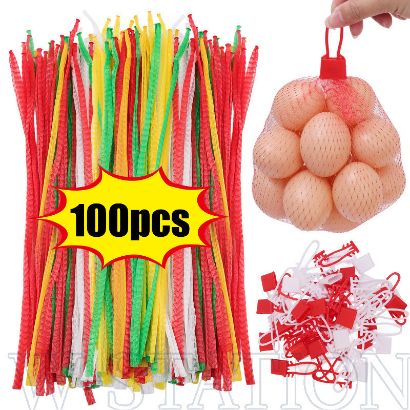 การบรรจุกระเทียมขิง-ถุงตาข่ายผักและผลไม้หนา-ซูเปอร์มาร์เก็ตถุงพลาสติกทอพลาสติกขนาดเล็กแบบใช้แล้วทิ้ง