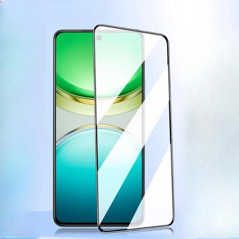 สําหรับ Vivo Y300 Pro Y300i Y300t สีดําขอบกระจกนิรภัยป้องกันหน้าจอสําหรับ VivoY300 Y300pro 9D ป้องกั