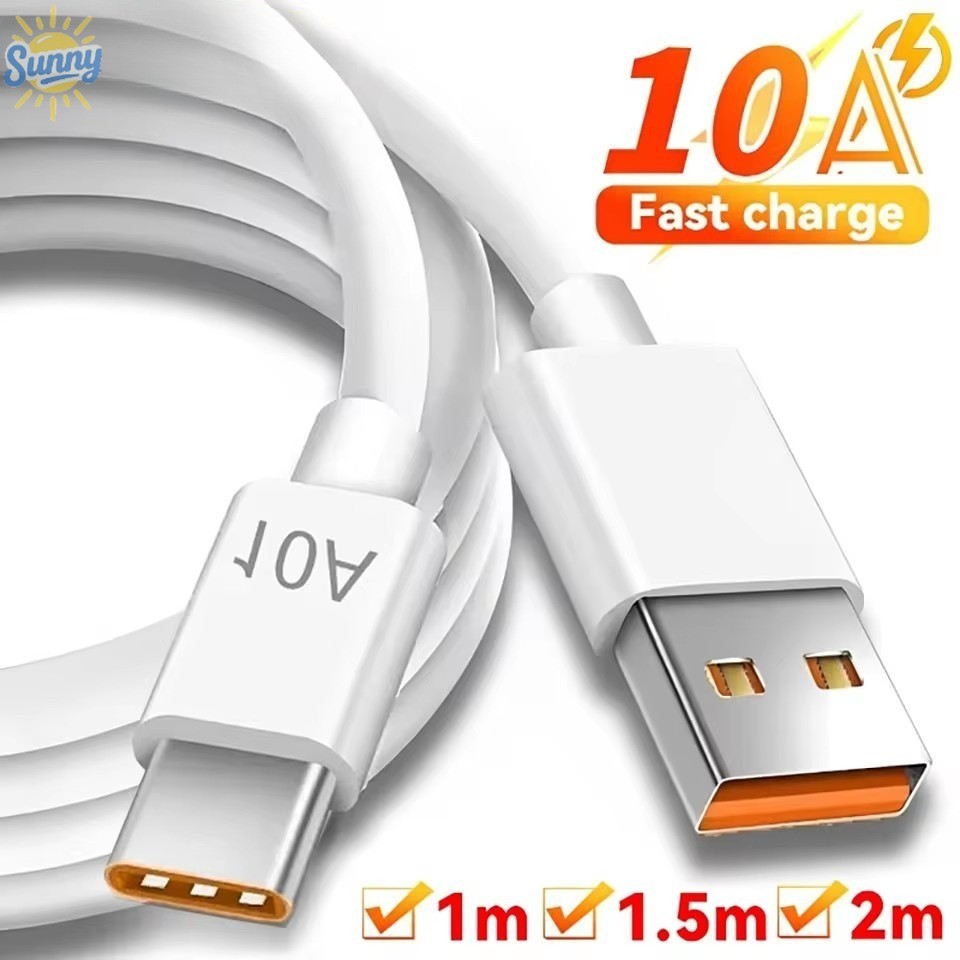 สายเคเบิลข้อมูลสากล 7/10A / สาย USB Type C Super Fast Charing / สายถ่ายโอนข้อมูลความเร็วสูง
