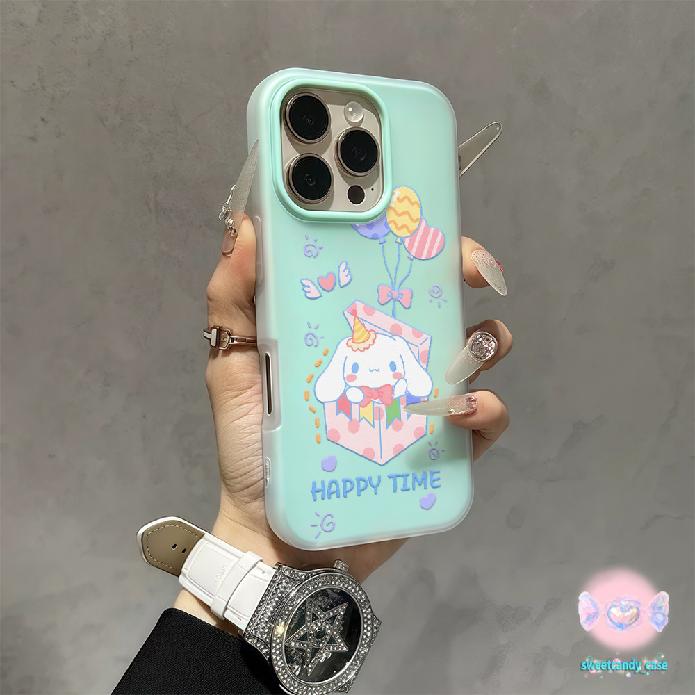 ส่งจากไทย น่ารัก การ์ตูน สีขาว สุนัขที่มีหูใหญ่  เคสยาก สำหรับ iPhone 16 15 14 13 12 11 6 7 8 plus Pro Promax X XR XS ราคา ถูกที่สุด ดีลบีเคเค แกลเลอรีภาพที่ 2