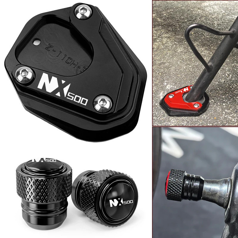 สําหรับ Honda NX500 NX 500 2023-2025 NX400 CB500X CB 500X อลูมิเนียมรถจักรยานยนต์ Extension Pad ขาตั