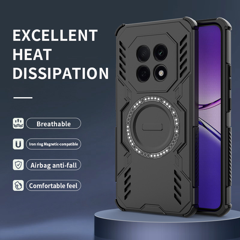 ที่ยอดเยี่ยมความร้อน Disspation เคสโทรศัพท์สําหรับ OPPO F29 Pro F29Pro 5G Breathable Magnetic กันกระ