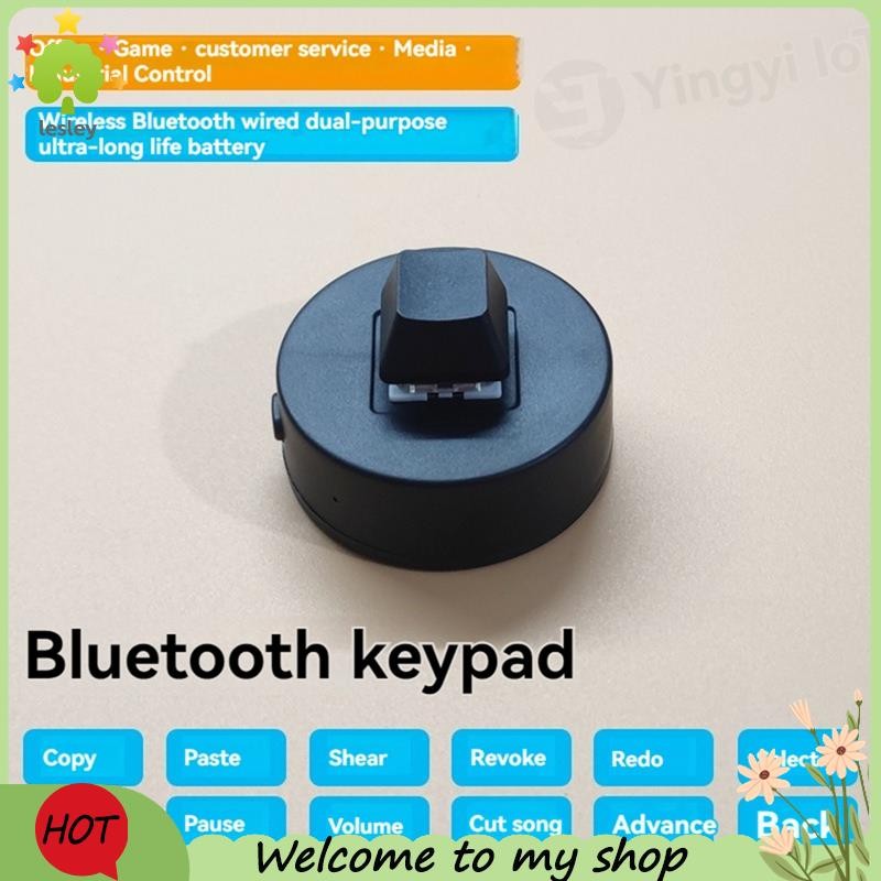 lesley1-Key Mini Keypad USB Mini PC คีย์บอร์ด 2.4G ไร้สาย USB Mechanical Gaming คีย์บอร์ด Hot Key Pr