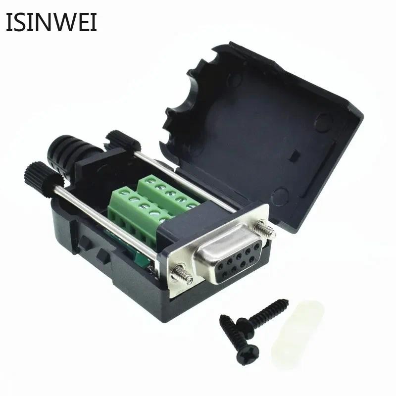 D-SUB DB9 Connector D-Sub 9pin RS232 Connector RS232 ชายหญิง Connector DB9 COM RS232 Connectors