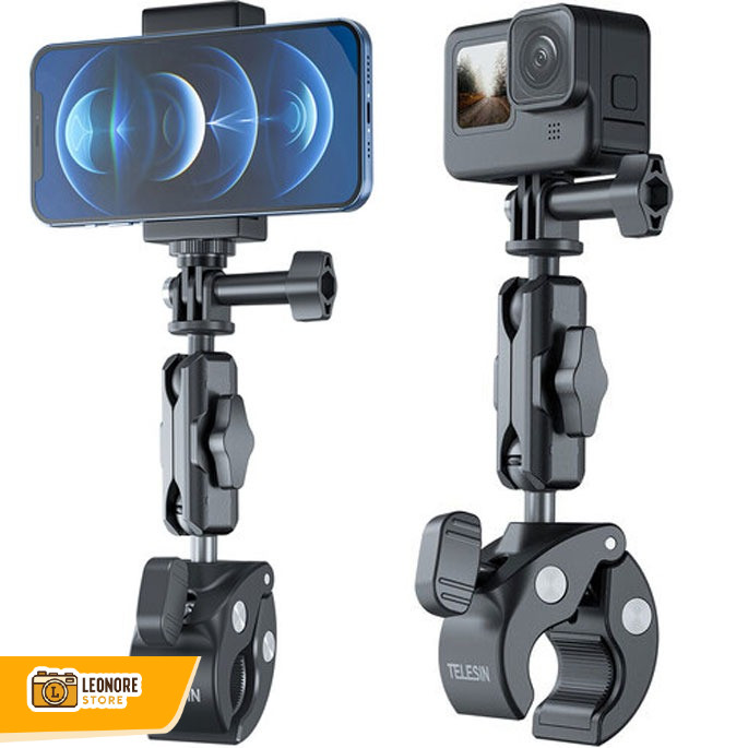 ขายึดกล้อง Action Cam + แฮนด์จักรยาน HP - ขายึดสําหรับ Action Cam - Telesin