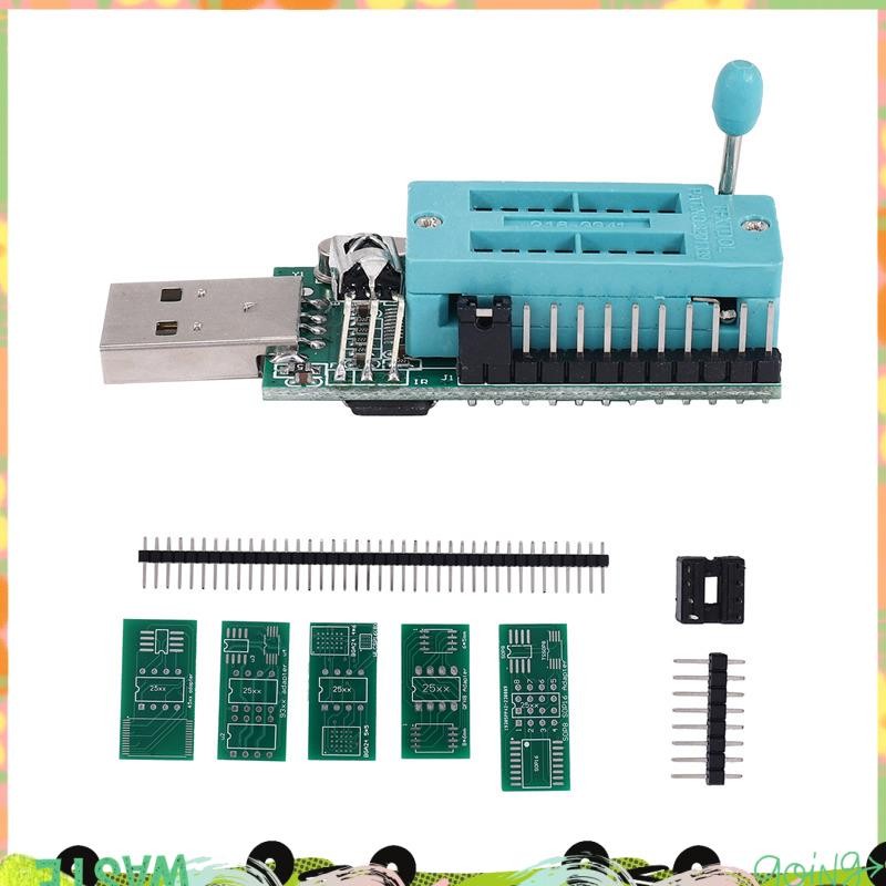 Super 1 ชิ้นโลหะ Ch341A โปรแกรมเมอร์ V1.7 1.8V ระดับ Shift Gd25Lq64 อะไหล่