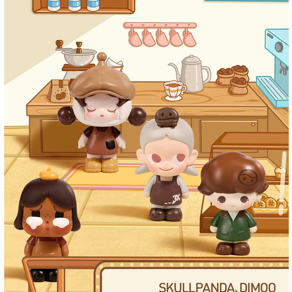พร้อมที่จะส่ง POP BEAN Coffee Factory Series ของขวัญวันเกิดตกแต่งแฟชั่น