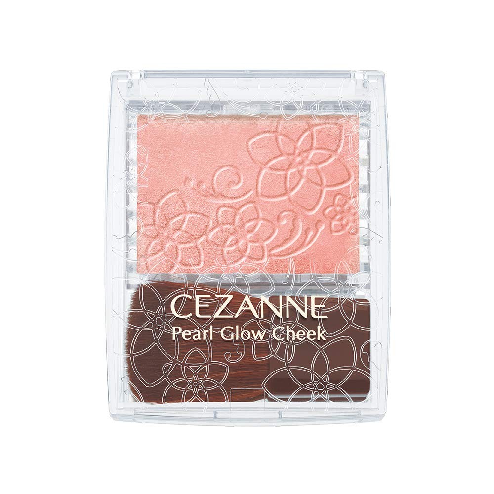 Cezanne Pearl Glow Blush P2 Beige Coral 2.4g (x 1)