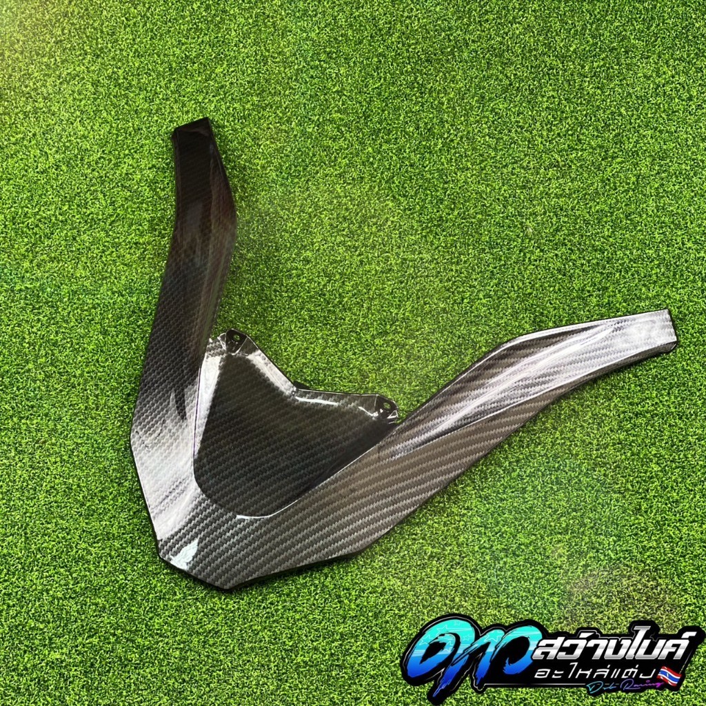 คิ้วไฟหน้า คิ้วหน้า ตัวV PCX160 PCX 2021-2024 เคฟล่า5DงานBozooka อะไหล่แต่งPCX ชุดสี PCX