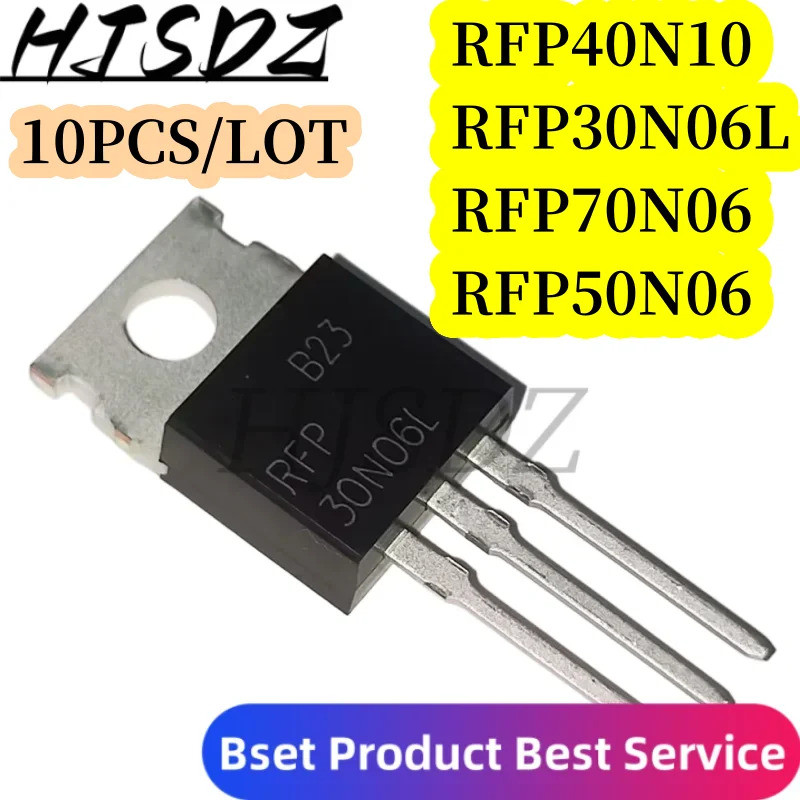 1-5PCS RFP40N10 RFP30N06L RFP70N06 RFP50N06 TO-220 Field-effect ทรานซิสเตอร์