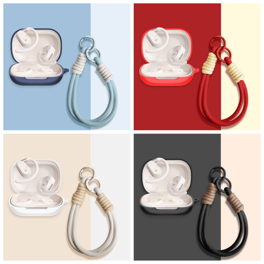 for EDIFIER A6 open ear/Comfo Flex Case Earphone Silicone Protective Cover Shockproof Washable Headp