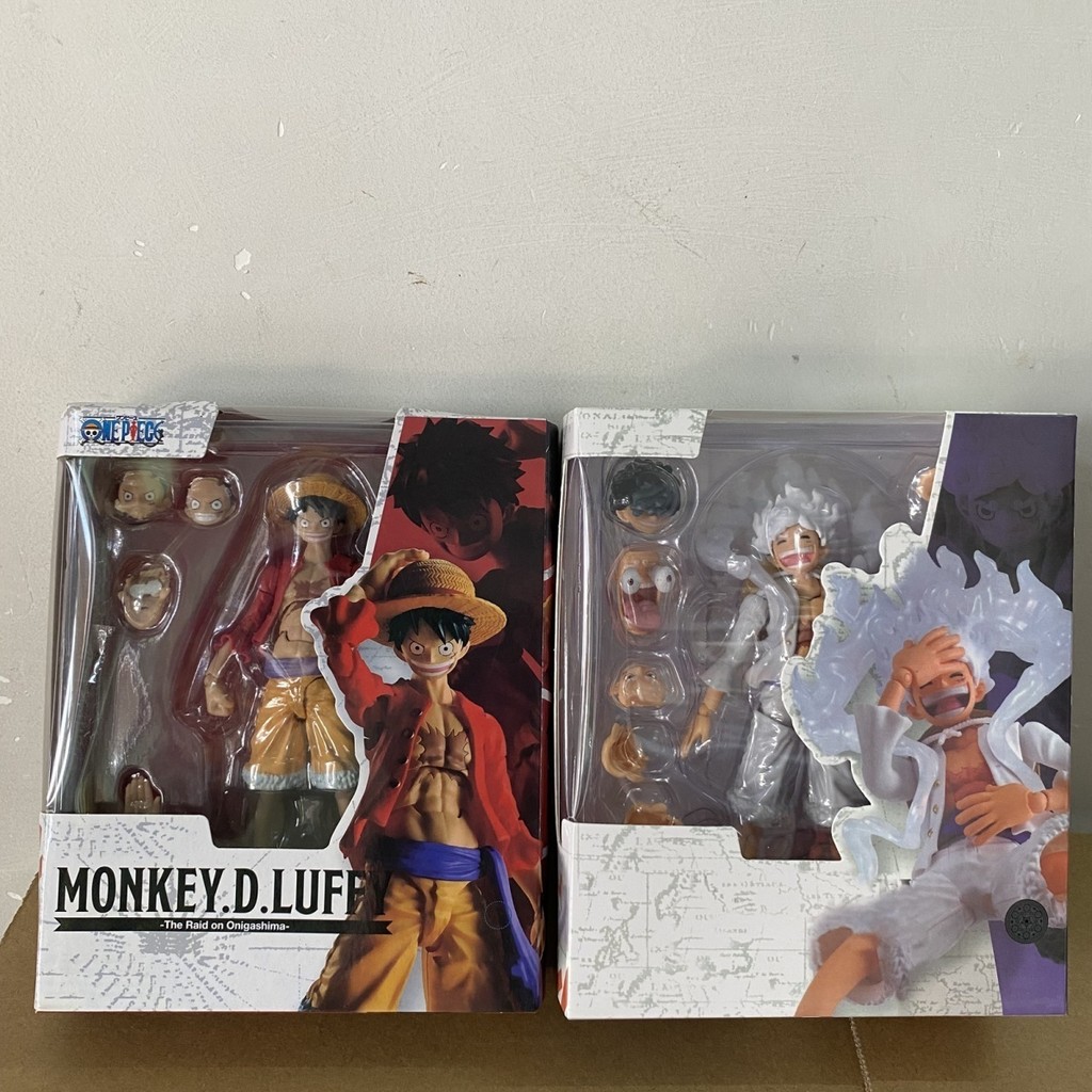 สต็อกพร้อม⭐SHF One Piece Five-speed Sun God Nika Luffy One Piece One Piece Monchi Hands-on ตกแต่ง