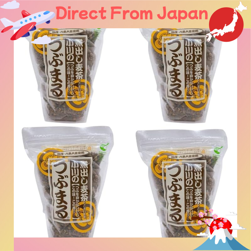 Ogawa Industries Ogawa Brewed Barley Tea Tsubumaru (Soyron) 13g × 20 packs, 4 bag set with original 