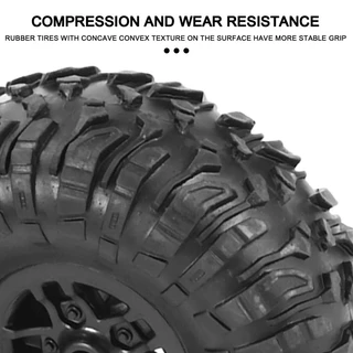 4 ชิ้น RC รถยาง Tyre ล้ออัพเกรดอุปกรณ์เสริมสําหรับ MN D90 D91 D96 D99 MN90 MN99S 1/12 RC รถอะไหล่