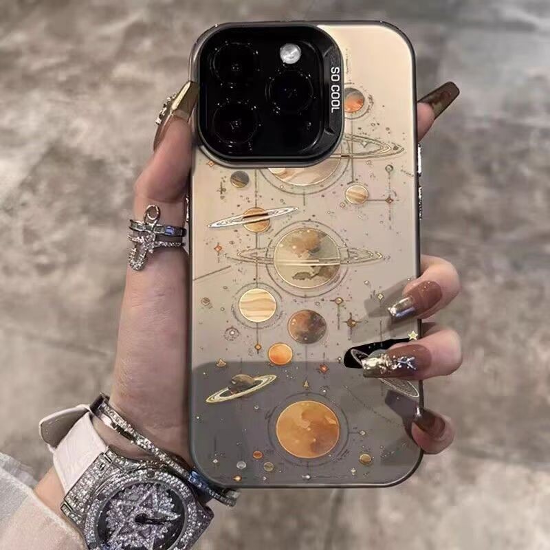 COD Case เคส Samsung A55 A56 A16 A15 A35 A36 A54 A06 A26 A05S A22 5G Planet IMD เคสกันกระแทกฝาหลังชุบเงินหรูหรา