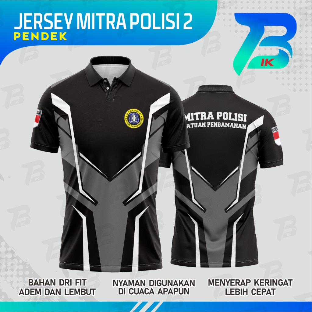 WANGKI POLICE PARTNER SHORT JERSEY / DRYFIT POLICE PARTNER COLLAR เสื้อยืด / WANGKI POLICE PARTNER F