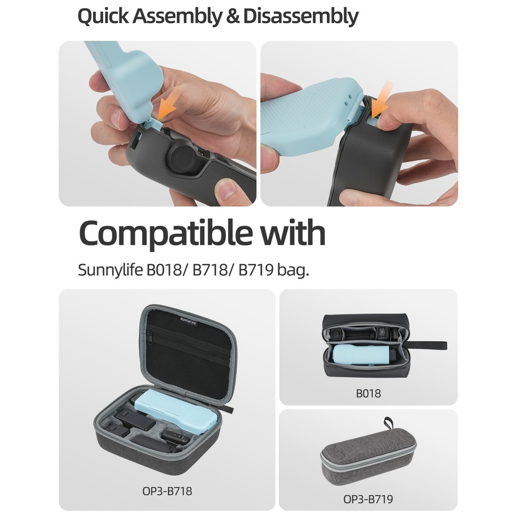 Sunnylife อัพเกรดฝาครอบด้านบนพร้อมตัวกรองเลนส์สําหรับ DJI Osmo Pocket 3 Anti-Fall ฝาครอบป้องกันพร้อมอุปกรณ์เสริมกล้อง Lanyard ราคา ถูกที่สุด ดีลบีเคเค แกลเลอรีภาพที่ 8