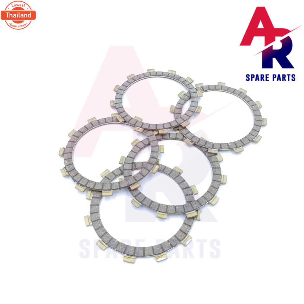 แผ่นคลัช SUZUKI - A100 TS100 K90 แผ่นครัช A 100 TS 100 K 90 1 ชุด มี 5 แผ่น