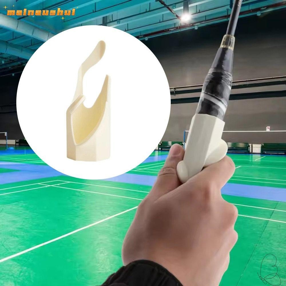 MAINAUSHUI แบดมินตัน Grip Aid, ปรับปรุงทักษะ Universal ไม้แบดมินตันแก้ไขท่าทาง, อุปกรณ์เทรนเนอร์ PP Racquet Corrector สําหรับกิจกรรมกลางแจ้งเทนนิสเริ่มต้น