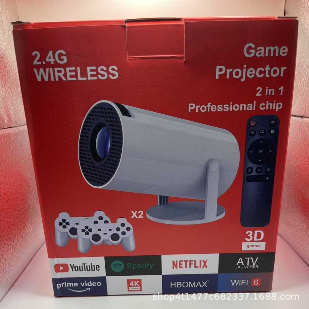 HY300MAX Projector Barrel Android Projector Overseas Hot-sell Game Projector ขายดีที่สุด