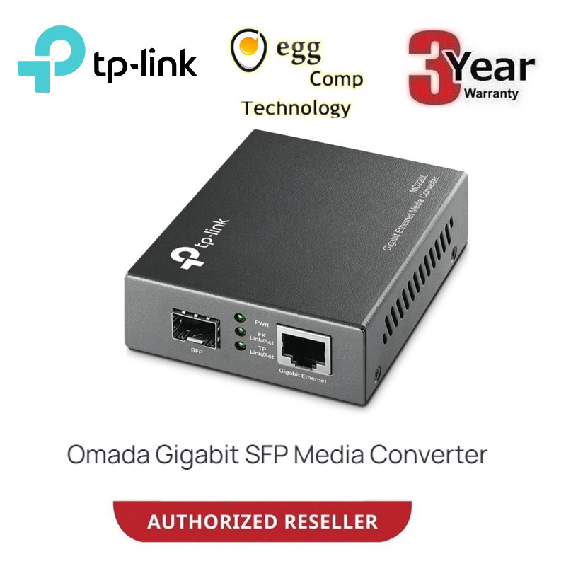 TP-LINK MC220L OMADA GIGABIT ETHERNET MEDIA CONVERTER
