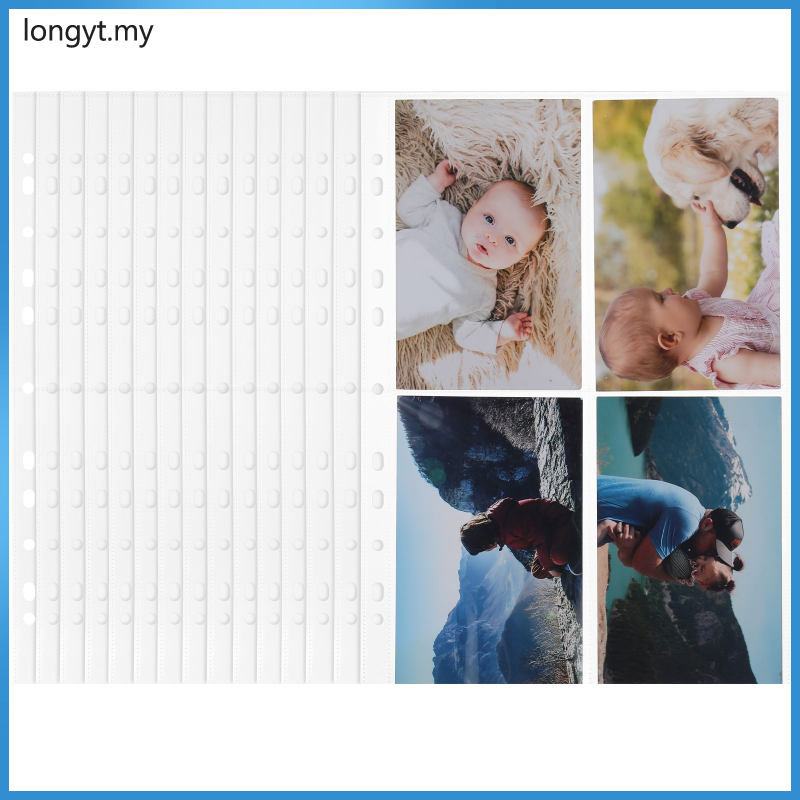 Longyt Four-grid Card Book 30 ชิ้นแขน Pu Holder Photocard Binder Trading Protectors