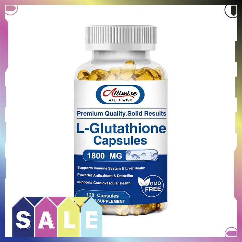 Alliwise L-Glutathione 1800mg Capsule เพื่อผิวขาว ต้านอนุมูลอิสระ จุดด่างดำ กำจัดรอยแผลเป็นจากสิว