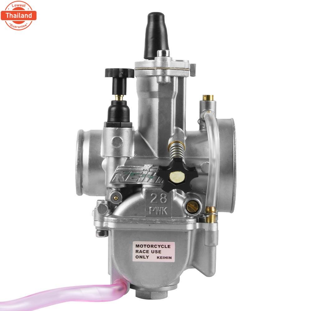 Keihin Pwk28 Pwk 28 28mm คาร์ูเรเตอร์รถจักรยานยนต์คาร์ูเรเตอร์สำหรัรถจักรยานยนต์ 4 ครั้ง Moto รถ ATV