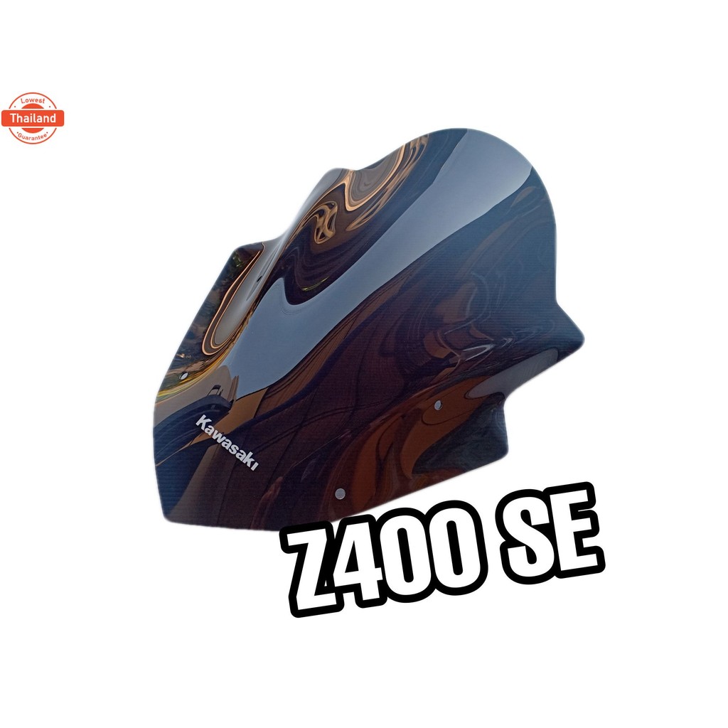 ชิวหน้าคาวาซากิ แซด400 เอสอี KAWASAKI Z400SE สีสโมคสินค้าผลิตจากอะคริลิคแท้หนา 3 มิล แข็งแรงทนทานงาน