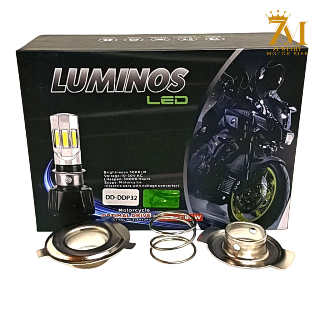 Luminos ORIGINAL ไฟหน้า LED 6 ด้าน AC/DC MOTOR ORIGINAL LUMINOS ยี่ห้อ