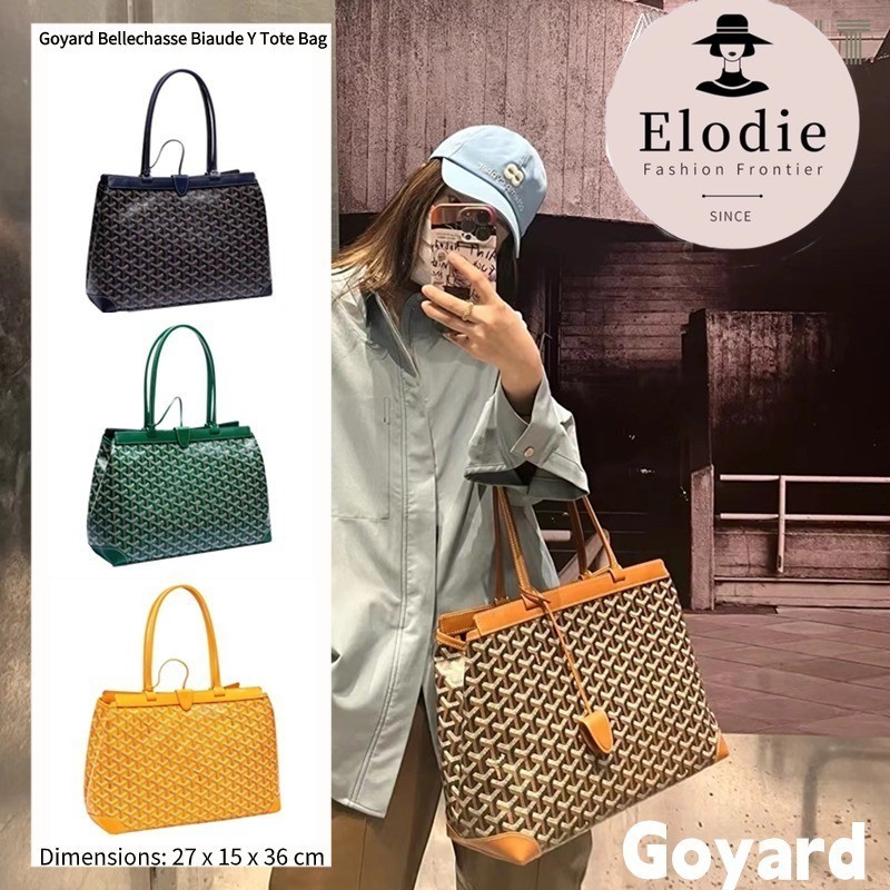 โกย่า Goyard Bellechasse Biaude Y Tote Bagกระเป๋าถือผู้ชาย