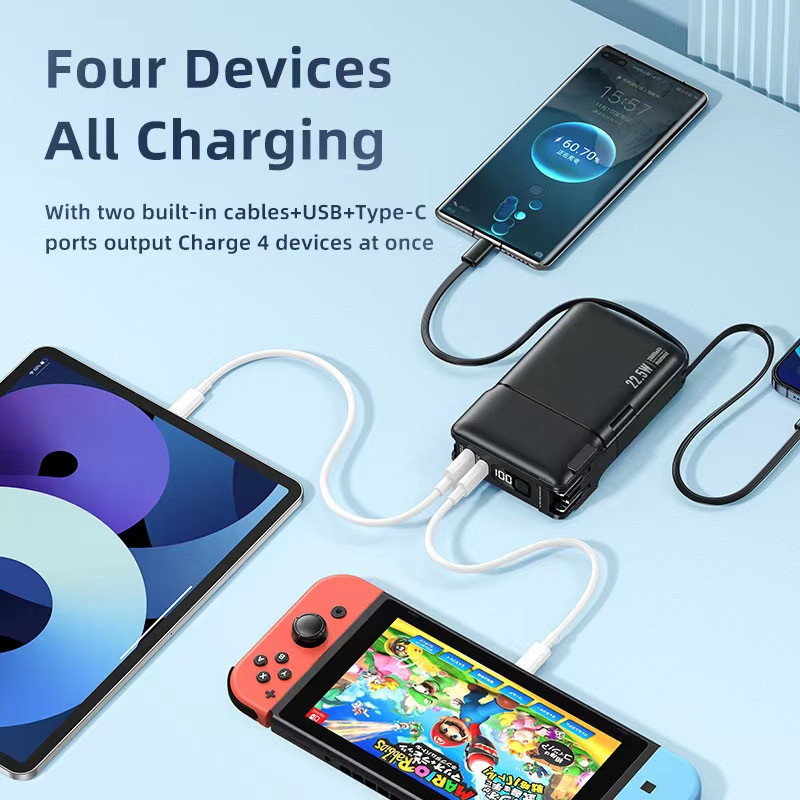 ชาร์จไว Remax powerbank รุ่น RPP-267 ความจุแบตเตอรี่ 20000mAh ชาร์จเร็ว 22.5W มีช่องTypeC ชาร์จไว